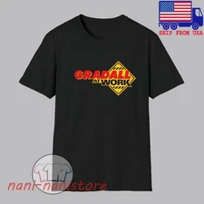 Gradall At Work Tractor Men's Black Size S-5XL