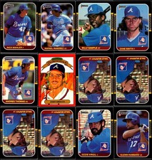 1987 Donruss Atlanta Braves (52) Card Lot - A REAL GEM – MAKE EVERY DAY SPECIAL!