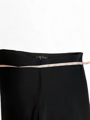 Equestrian Black Ribbed Knit Wide Leg Pants - Women's Size Large (Estimated) - Picture 8 of 8