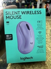 Logitech Silent Wireless Mouse Purple/Lavender model 910-007483 NEW in box