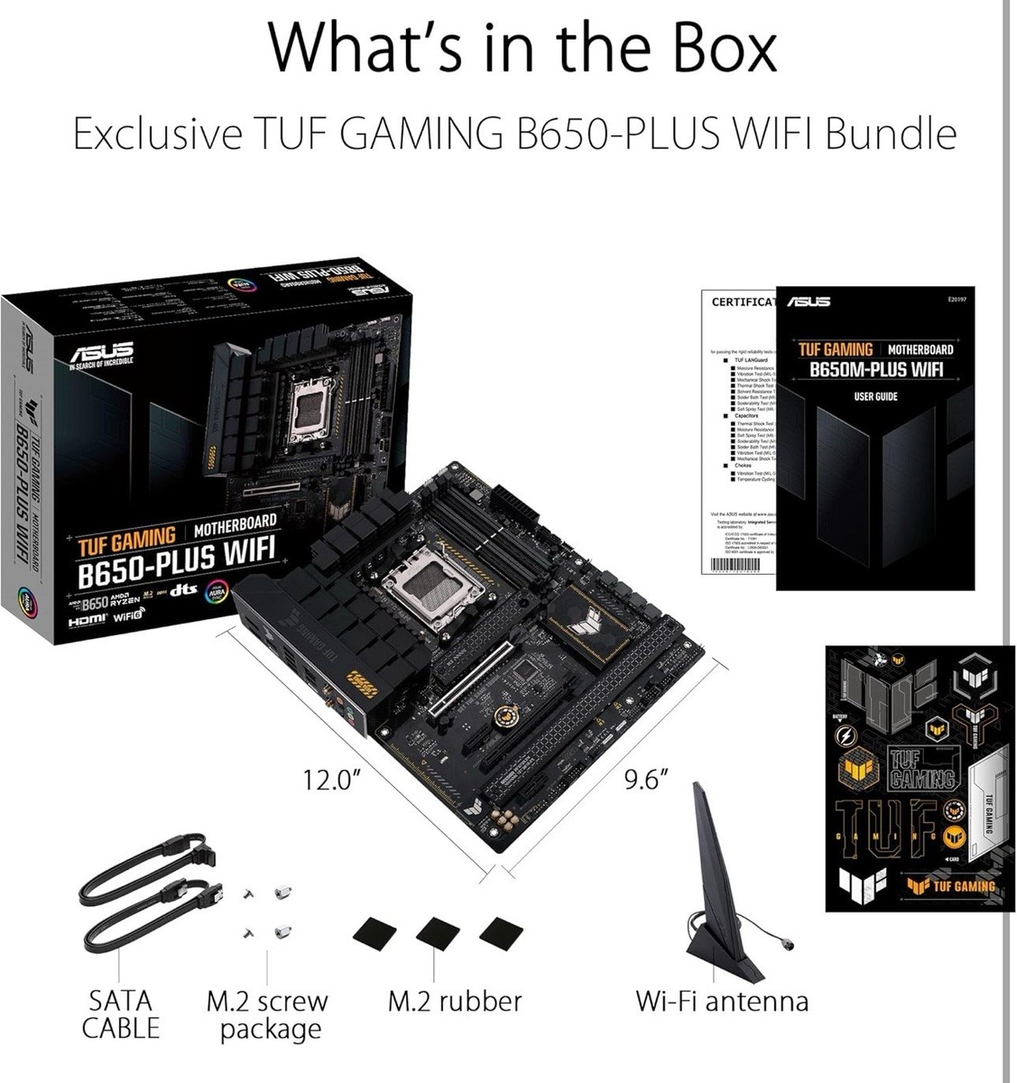 ASUS TUF Gaming B650-PLUS Wi-Fi Socket LGA 1700 AMD ATX