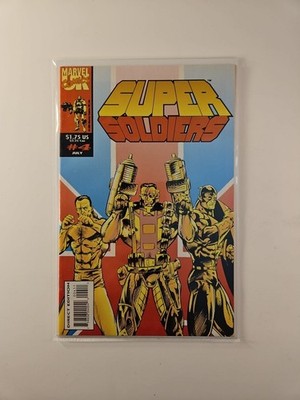 Super Soldiers #4 1993 Marvel UK Comics USAgent Lee Stevens Comic Book
