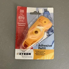 Xyron 3/8” X 28 ft. PERMANENT Adhesive Refill Cartridges 2 Carts - 14 ft. each