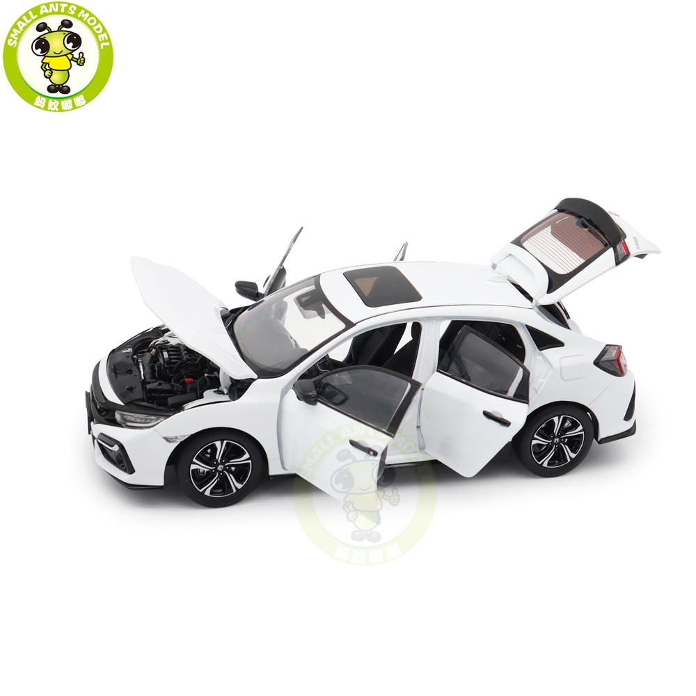 1/18 Honda CIVIC 10th Generation 2019 Hatchback White Diecast