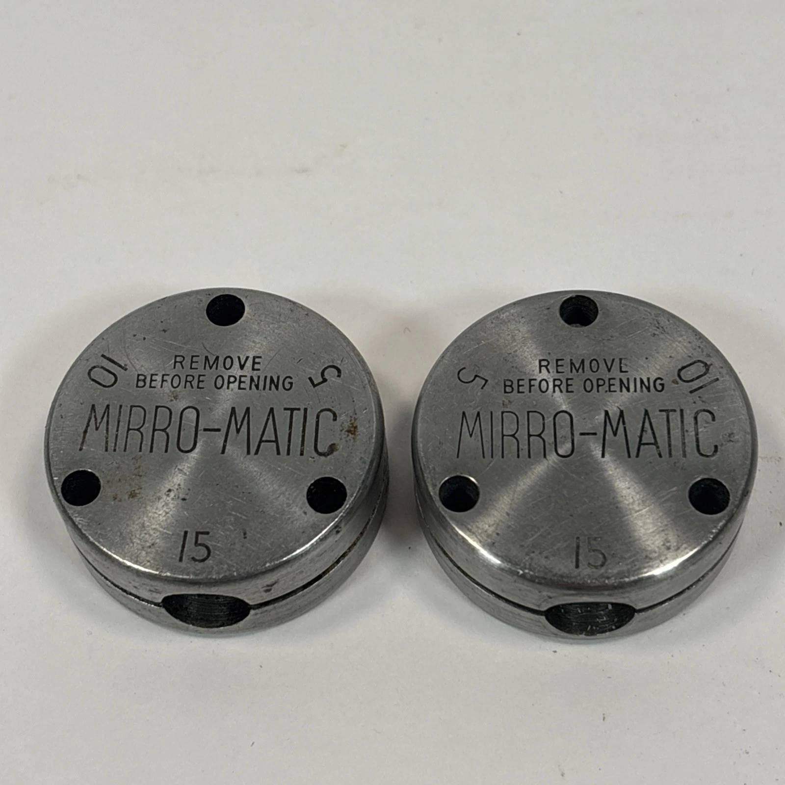 Vintage Mirro-Matic Pressure Cooker Jiggler Weight Regulator 5-10-15 Lot Of 2