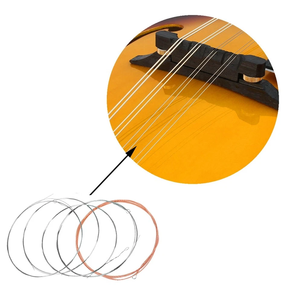 5-String Banjo Strings Copper Alloy Wound for Beginners and Practice Banjo5324 - Image 4 of 4