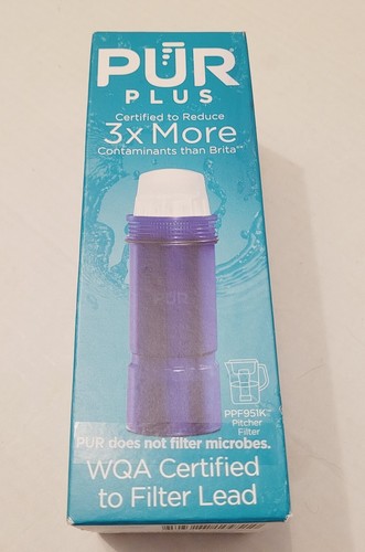 NEW PUR Plus PPF951K Pitcher Filter Sealed WQA Certified To Filter Lead