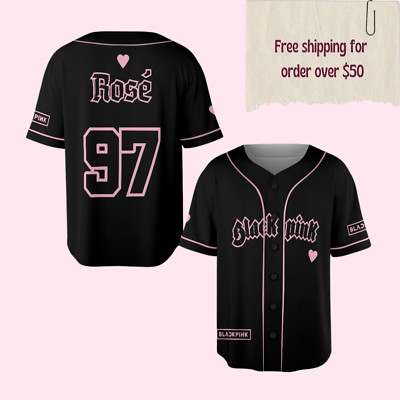 BLACKPINK Baseball Jersey BLINK Merch Shirt Kpop Concert Outfit G23