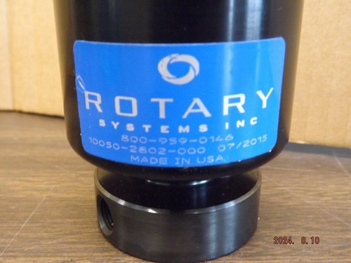 New Rotary Systems Inc. 10050-2802-000 Rotary Union 2 Port, 0.125 NPT Thread NOS - Picture 2 of 5