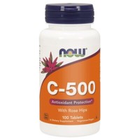 Now Foods Vitamin C 500 Wildrose 100 Tabletten