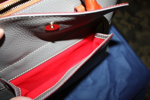 Dooney & Bourke BCAMB0778 ELTN Aubrey Satchel Elephant Gray *NOSWT - Picture 9 of 12