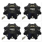 Satin Black Wheel Center Cap 4 Pack Compatible with Moto Metal 970 479L214