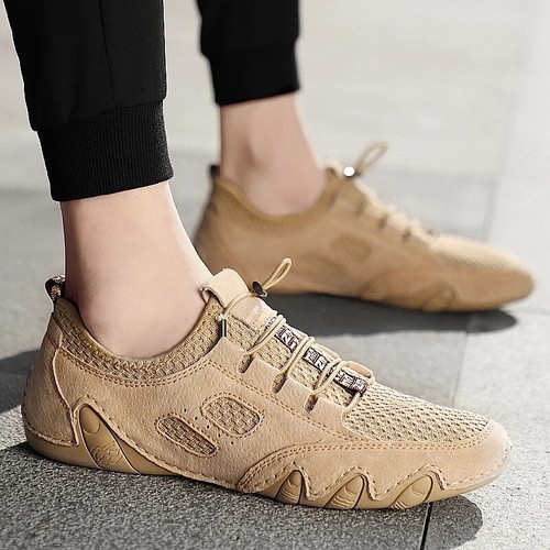 Male Casual Shoes Fashion Sneakers Breathable Mesh Loafers Moccasins Boat Shoes - Bild 17 von 25