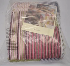 Lavish Home Savannah Multicolored Striped & Plaid Quilt Queen Size Bedding