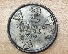 1944 Norway 2 Ore Iron WWII
