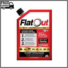 FlatOut Off Road Tire Sealant, Multi-Purpose Formula, Prevents Flat Tires, Fix a