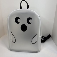 Halloween Clear Ghost Bag Mad Engine Backpack 12"x9"x4"