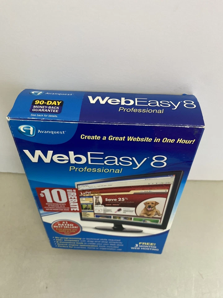 Avanquest WebEasy 8 Professional - Full Version for Windows. Sealed - Image 4 of 4