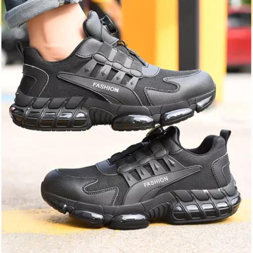 Herren Leichte Sicherheitsschuhe Stahlkappe Arbeitsschuhe S3 Sport Sneaker 37-48 - Bild 2 von 14
