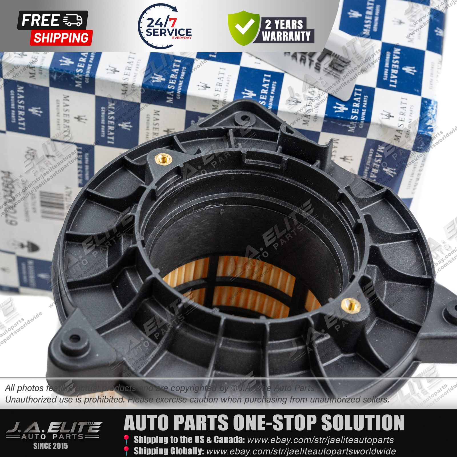 Genuine Air Filter fits Maserati Ghibli Levante Quattroporte Diesel 670004604