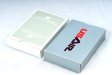 Vintage Airline Playing Cards 2 Decks US AIR & United Airlines Playing Cards