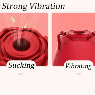 Waterproof Clit Sucking Rose Tongue Vibrator Rose Flowers Adult Toy for  Women | eBay