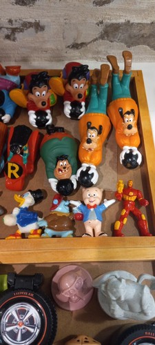 Large Lot of 42 1990's Vintage McDonalds Wendys Burger King etc Happy Meal Toys - Picture 3 of 11