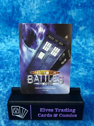 Tarjeta coleccionable Doctor Who Battles in Time 3: Invader única CCG de Topps 2007 - Imagen 308 de 402