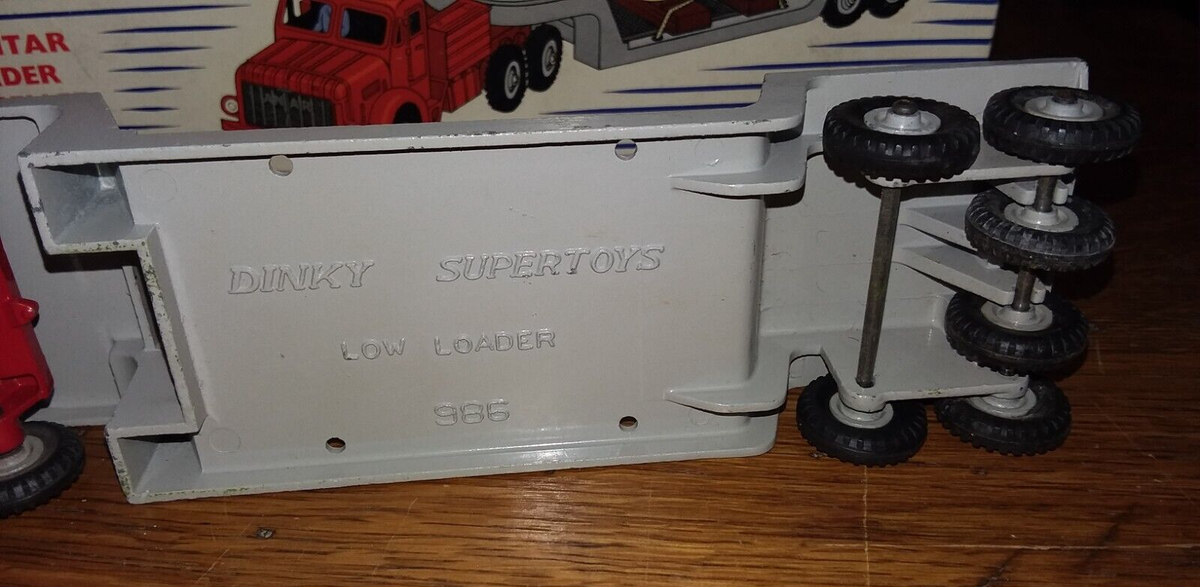 【akio_r_surf】DINKY No.986 MIGHTY ANTA Vintage DINKY SUPERTOYS #986 Mighty Antar Low Loader (minus