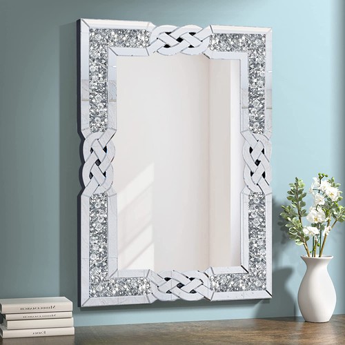 5-Style Aesthetic Wall Mirror Decor Eye-Catching Accent Mirror Bathroom Mirror - Picture 15 of 66
