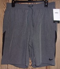 Nike Swim HEATHER GRAY Swim Trunks NESSA482-039 Men  s Size: Large 52.00