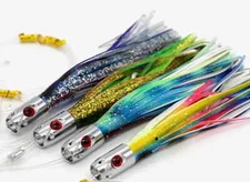 Saltwater Fishing Trolling Lure Dorado Wahoo Mahi Tuna Billfish 5 Inch Jet Head