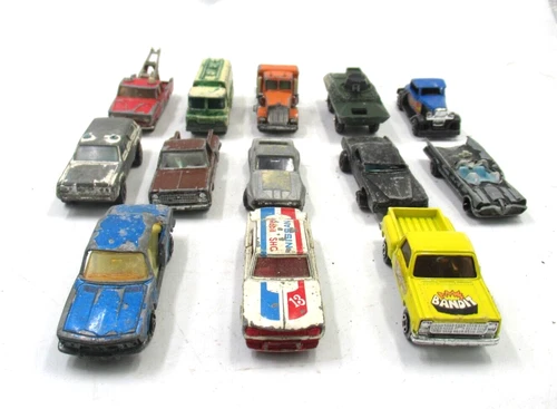 Vintage Die Cast Cars Vehicles 13 Majorette Playart Tomica Yazming Corgi Husky
