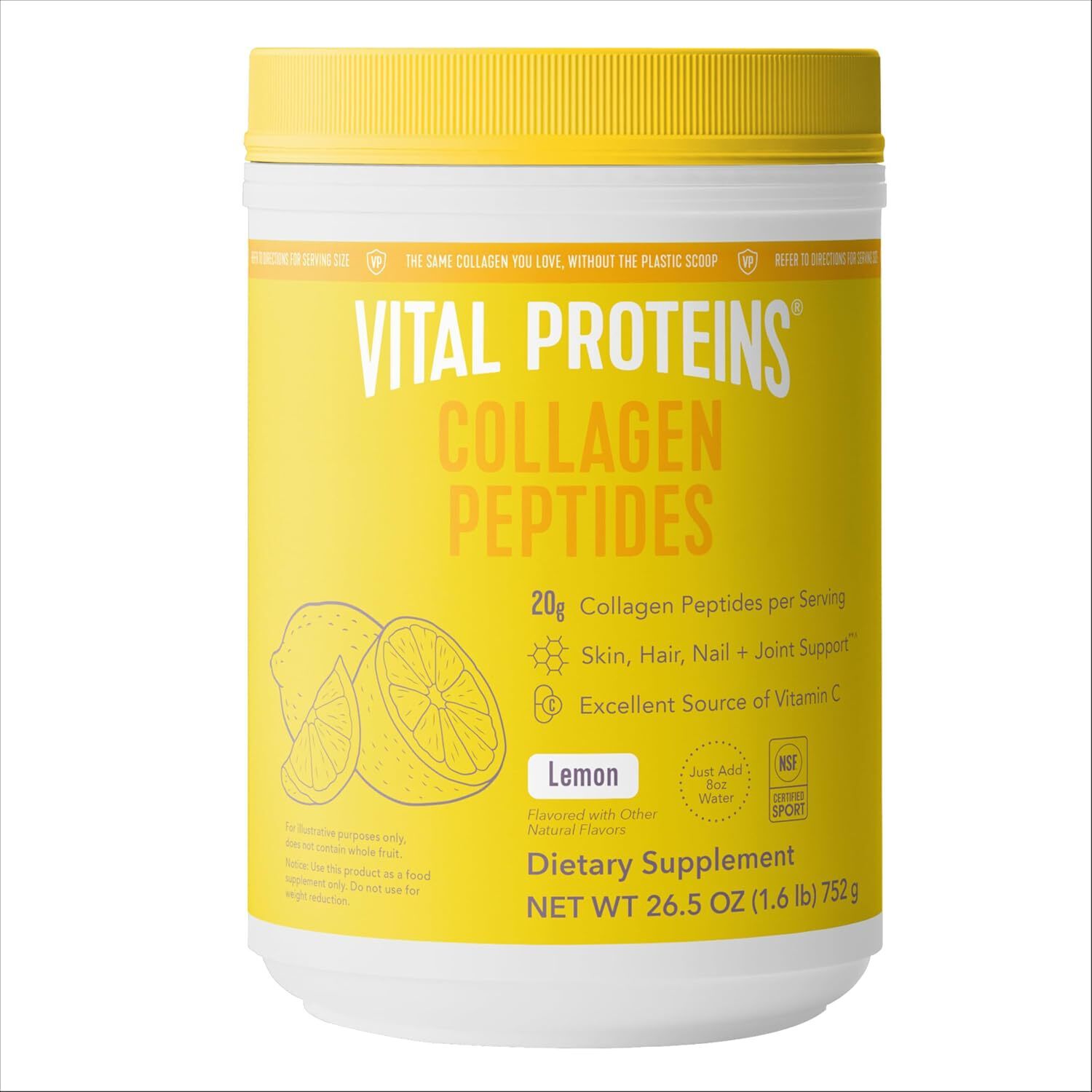 Vital Proteins Collagen Peptides Powder, Promotes Hair, Nail, Skin, Bone and Joi