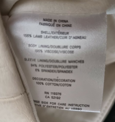Helmut Lang Lamb Wither Leather Hooded Combo Jacket Sz P XS - Picture 8 of 9