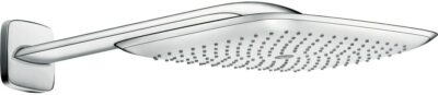 Hansgrohe 27437001 PuraVida Rain 2.5 GPM Chrome Pure Shower Head & Flange & Arm