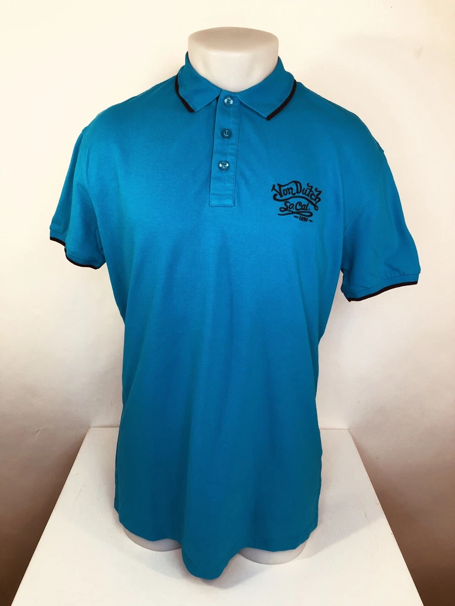 VON DUTCH SoCal Embroidered Mens XL Polo Shirt eBay