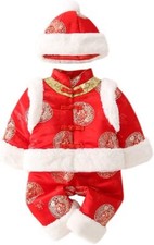 Baby Tang Suit New Year's Clothing, Winter Chinese Style Festive 12835