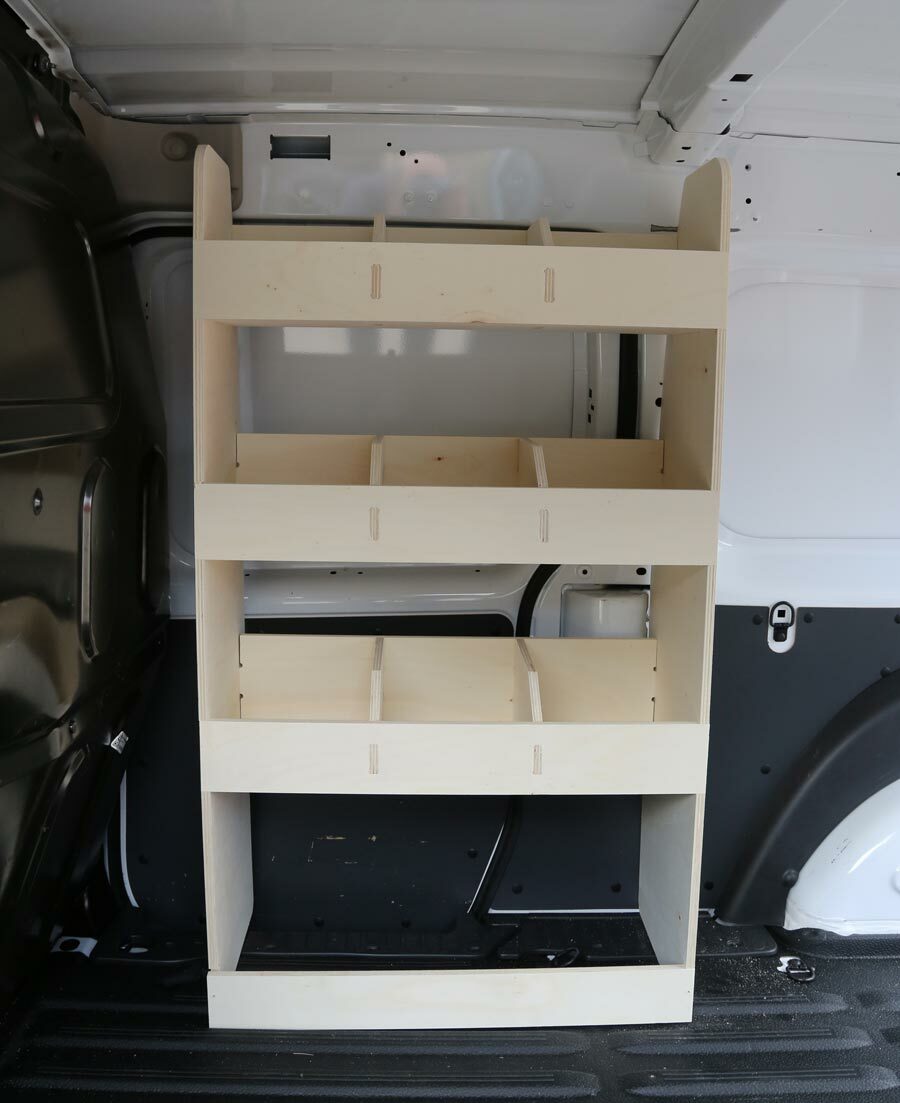 Mercedes Citan L3 2013-21 Van Racking Tool Storage Shelving Driver Side Front