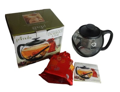Primula Teas Of The World Tea Set 40oz Glass Tea Pot