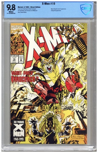 X-Men  # 19   CBCS   9.8   NMMT   White pgs  4/93   Illyana Rasputin  cover & A 
