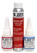 631 IES QUICK-WELD INSTANT ADHESIVE KIT 2-OZ.