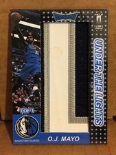 O.J. Mayo 2012 Field Level Under the Lights Jersey L Patch #1/1 Dallas Mavericks
