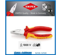 Knipex 03 06 160 Kombizange LäNge 160 Mm Tauchisoliert Verchromt Vde GehäRtet