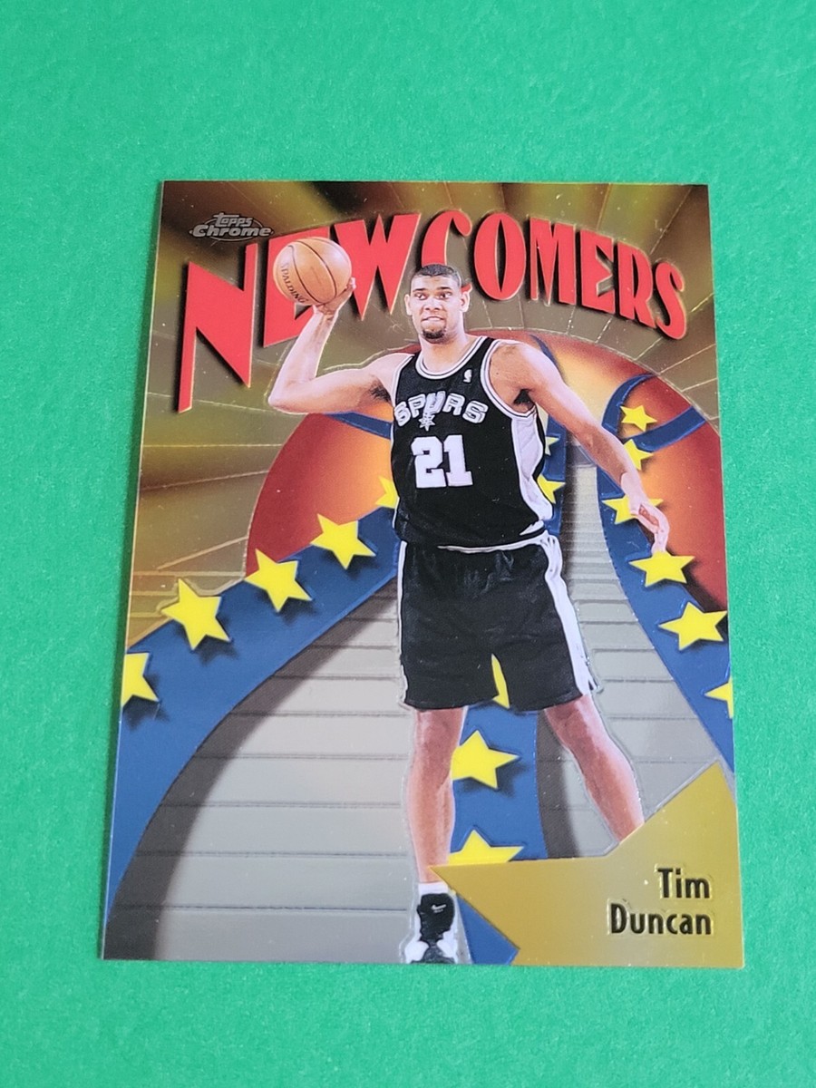 TIM DUNCAN - 1998-99 TOPPS CHROME SEASON'S BEST 