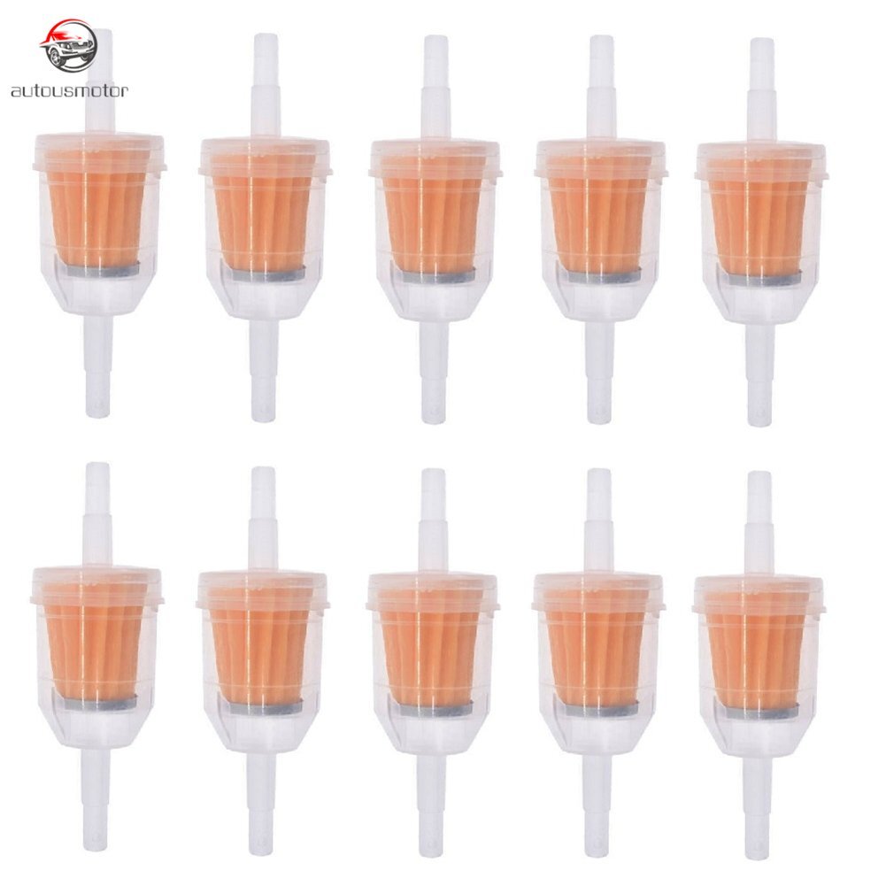 20-Pack Inline Fuel Filters For Small Engines - Fits 1/4" & 5/16" Fuel Line
