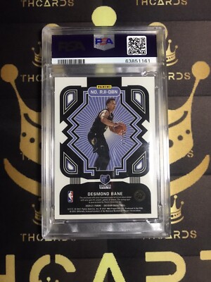 2020-21 Obsidian Rookie Patch Auto Purple Desmond Bane RC #/35 RPA 