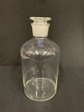 Glass Jar with Glass Stopper - 2500 mL - New No Label - No Brand
