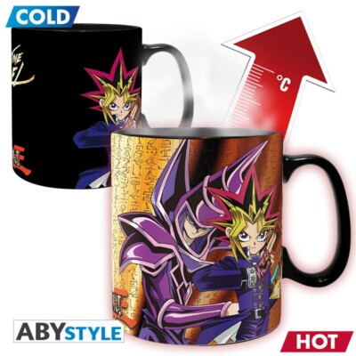 Yu-Gi-Oh! Yugi vs. Kaiba thermoeffekt Tasse Anime Merch Mug Kaffee Coffee Tee 