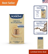 Caffe Borbone Crema Superiore Coffee Pods - 100 Count for Nespresso Machines